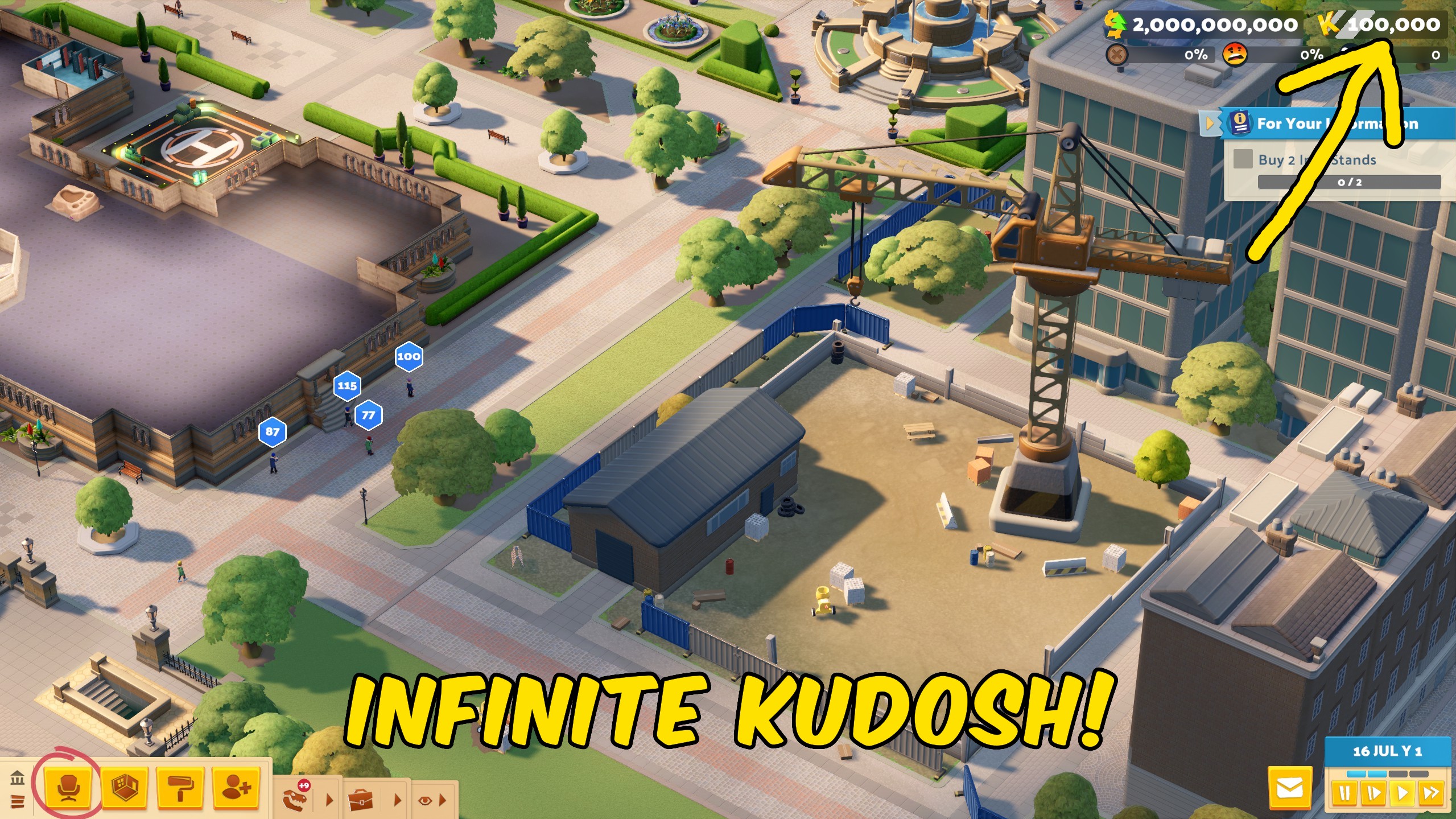 Two Point Museum — Give Kudosh (screenshot 2)